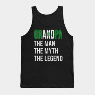 Grand Father Niuean Grandpa The Man The Myth The Legend - Gift for Niuean Dad With Roots From  Niue Tank Top